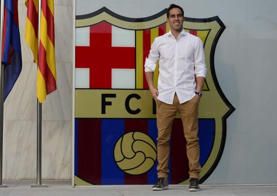 Claudio Bravo ya está en Barcelona