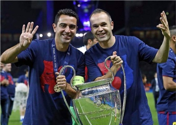 Xavi Hernández escribe una emotiva carta a Iniesta