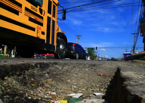 'Todas las calles de San Pedro Sula son un desastre”