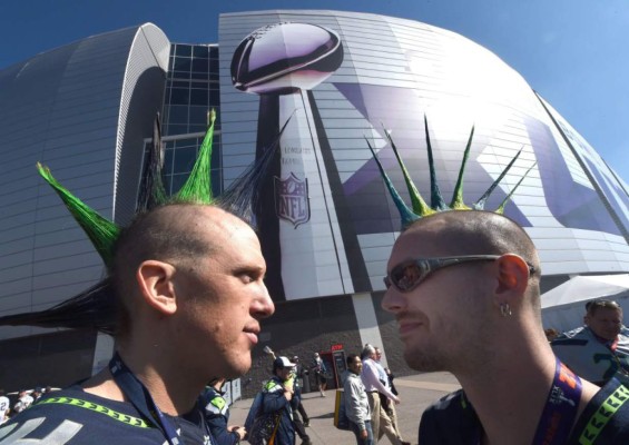 Fotos del ambiente del Super Bowl