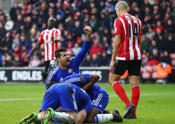 Chelsea venció al Southampton y mira puestos europeos