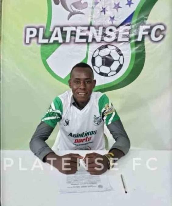 Emmanuel Marcelin: El joven delantero firmó por cuatro años con el Platense de Puerto Cortés.