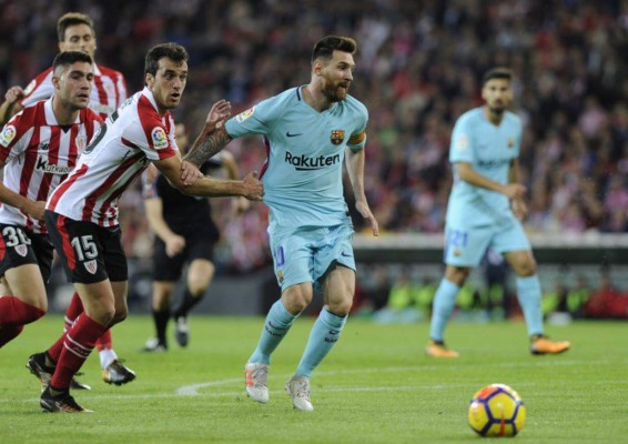 El terrible fallo de Messi frente al Athletic