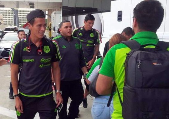 México ya está en Houston para enfrentar a Honduras