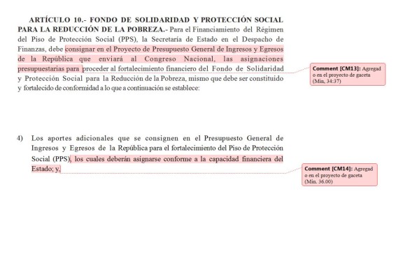 Ley de Protección Social fue trastocada: CCIC