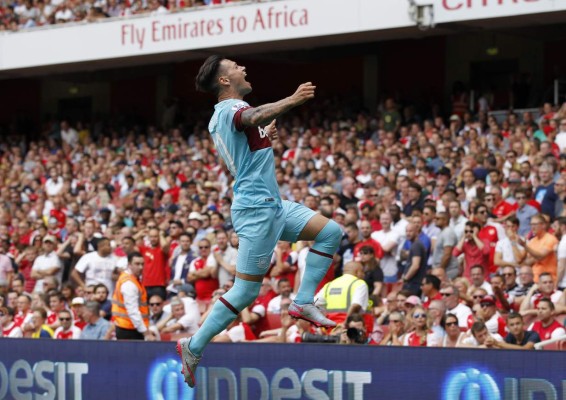 El West Ham sorprende al Arsenal en el Emirates Stadium