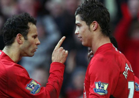 El día en que Giggs tiró contra la pared a Cristiano por una insólita razón