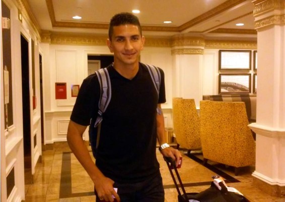 Johnny Leverón se unió a la concentración de Honduras