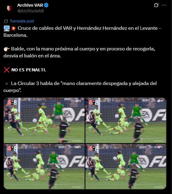 Indignación en Barcelona, polémico penal y revelan lo que pasó con Lewandowski ante Levante