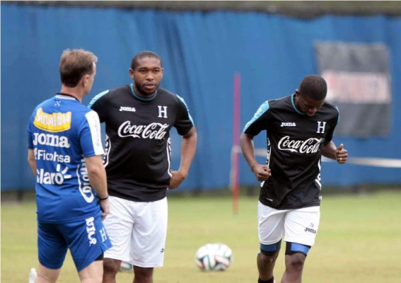 Boniek García ya entrena con el grupo de la Selección de Honduras