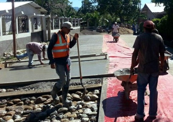 Invierten más de L2.5 millones en pavimentación en El Negrito, Yoro