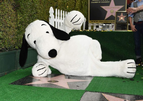 Snoopy ya tiene su estrella en Hollywood