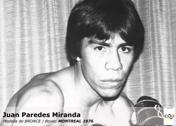 Juan Paredes, ganador de la medalla de bronce en boxeo en Montreal 1976.