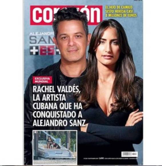 El martes pasado dicha revista reveló imágenes de Alejandro Sanz junto a su nuevo amor, la cubana Rachel Valdés.