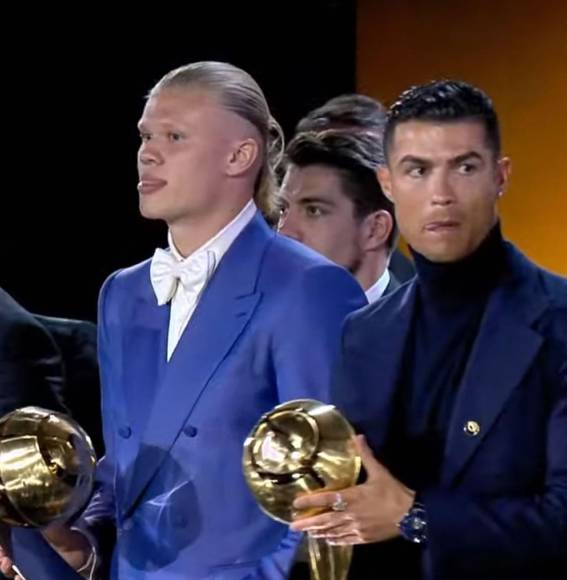 Cristiano Ronaldo dijo que “Haaland se merece este premio como mejor jugador del mundo”.