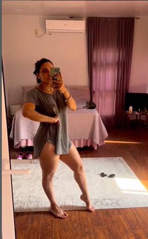 Heidi entrena todos los días para tener su espectacular figura.