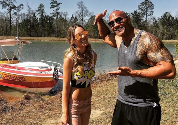 Belinda y La Roca listos para filmar Baywatch