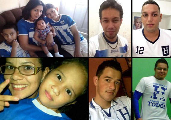 Hondureños se ponen la camiseta de la Selección