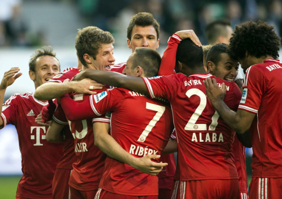 El Bayern de Guardiola arrolla al Wolfsburgo con cinco goles en 17 minutos