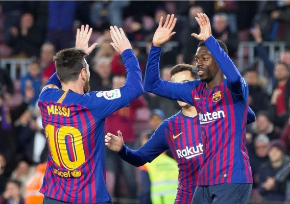 Barcelona golea al Levante y clasifica a cuartos de final de la Copa del Rey
