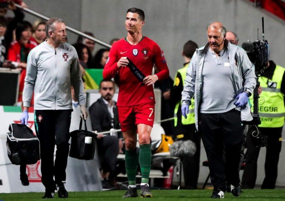 Cristiano Ronaldo tras salir lesionado: 'No estoy preocupado, conozco mi cuerpo'