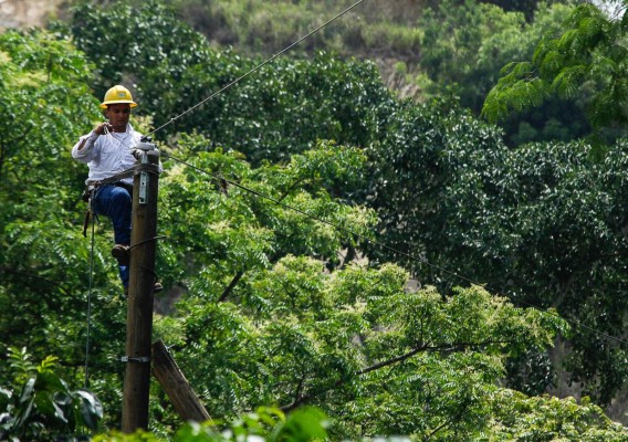 Unas 15 zonas de San Pedro Sula se quedan sin energía hoy