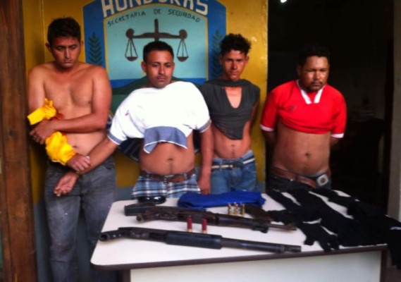 Capturan a cuatro miembros de la banda del 'Canecho' en Honduras