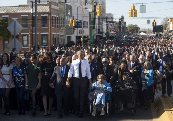 Obama: la marcha contra el racismo 'no ha concluido'