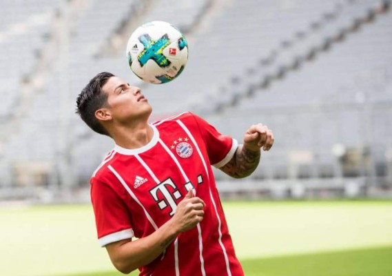 Revelan salario de James Rodríguez en el Bayern de Munich