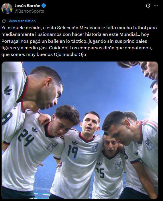 Indignación por lo que pasó en el México vs Portugal; Faitelson reacciona