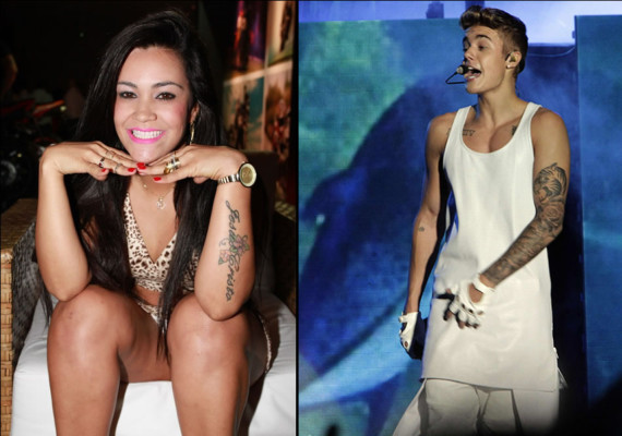 Brasileña habla de su noche con Justin Bieber