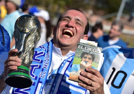 La 'albiceleste' de Messi eclipsa a Suiza en las calles de Sao Paulo