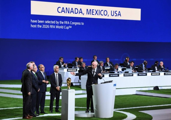 EEUU, México y Canadá serán sede del Mundial 2026