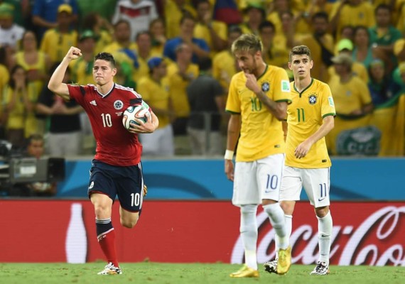 Brasil supera sufriendo a Colombia y está en semifinales del Mundial