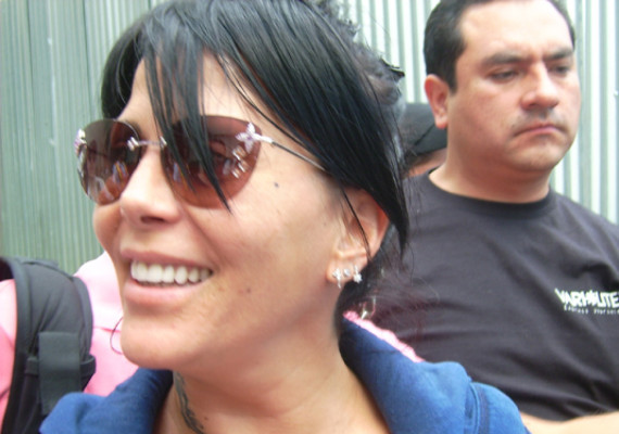 Alejandra Guzmán ya llegó a San Pedro Sula