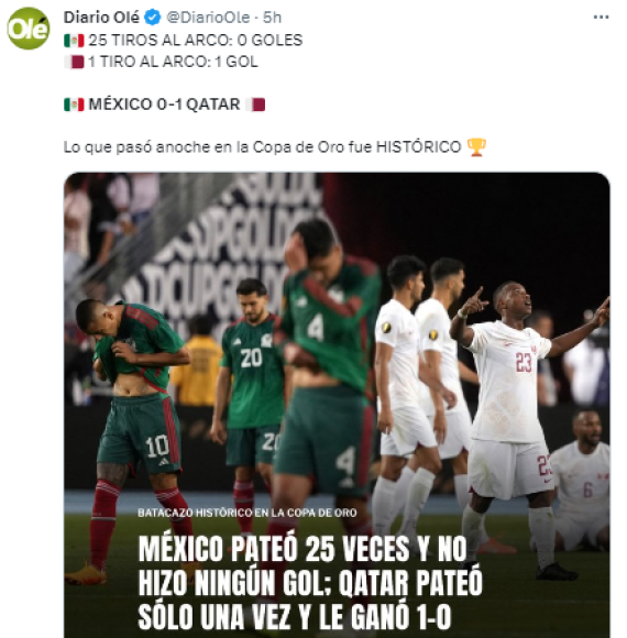 Faitelson explota tras derrota de México ante Qatar en Copa Oro