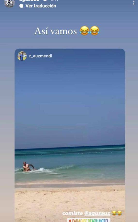 Agustín Auzmendi se fue a Roatán con su hermano Rodrigo, quien también juega en el Motagua.