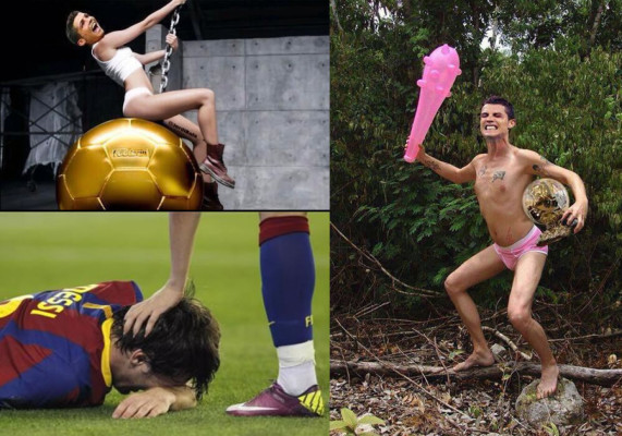 Los memes de Messi y Cristiano Ronaldo.
