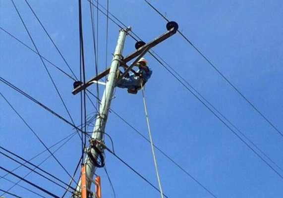 Programan mantenimiento eléctrico de estas zonas de Honduras