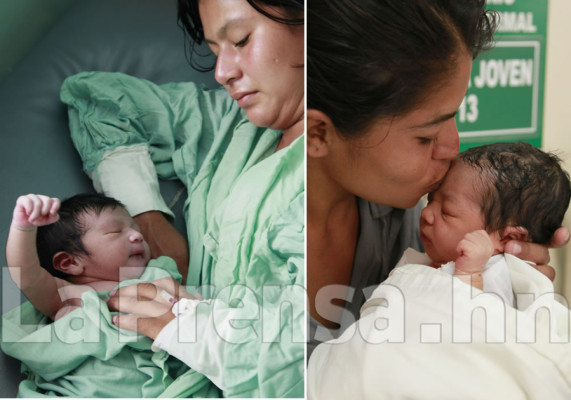 Cinco niñas y dos niños fueron los primeros en nacer en Honduras