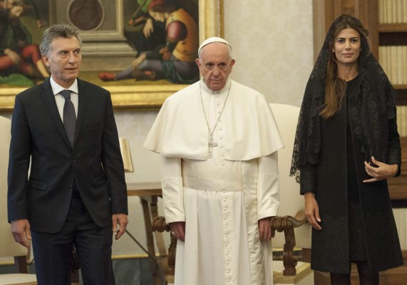 Papa Francisco recibe a Mauricio Macri