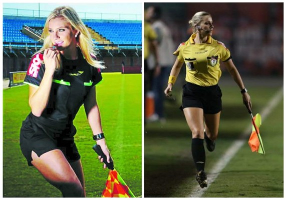 La árbitro más bella y sexy de Brasil desata euforia en las redes