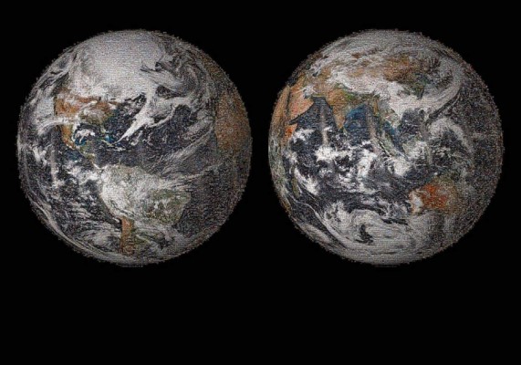 La Nasa presenta el global selfie de la Tierra y los humanos