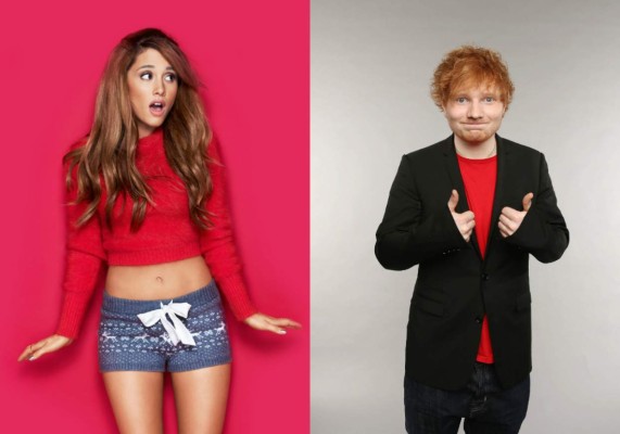 A Ariana Grande le encanta hacer sonrojar a Ed Sheeran &nbsp;&nbsp;