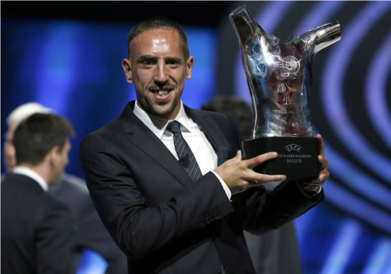 Ribéry gana el premio al Mejor Jugador de Europa