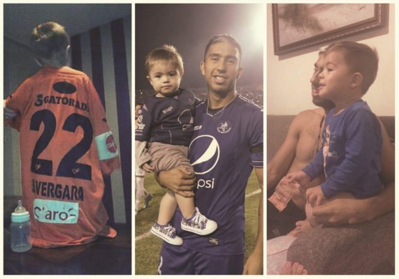 El tierno video de Santiago Vergara jugando con su hijo que subió su esposa