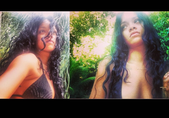 Rihanna sube la temperatura en Brasil