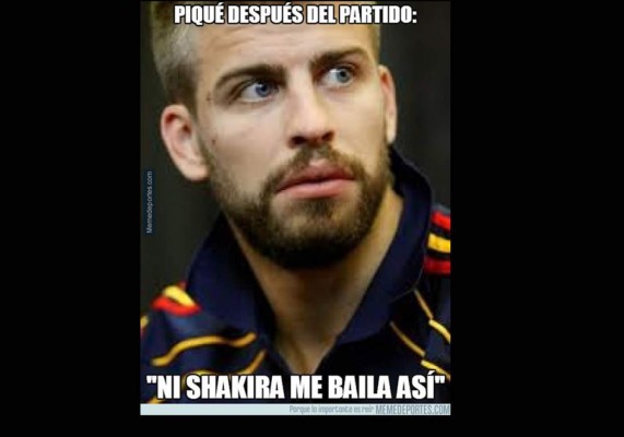 Los memes de la goleada de Holanda contra España.