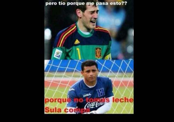 Los memes de la goleada de Holanda contra España.