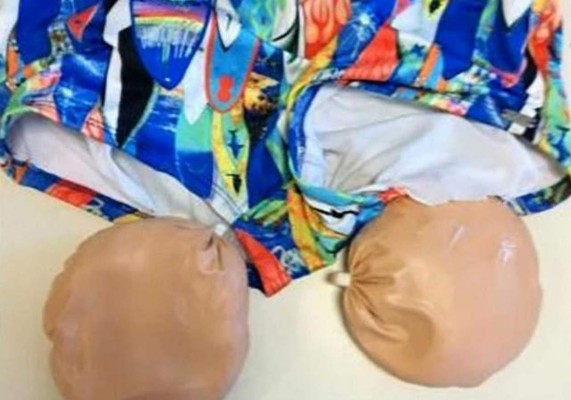 Detienen a un pasajero con 'falsas nalgas' en Portugal  